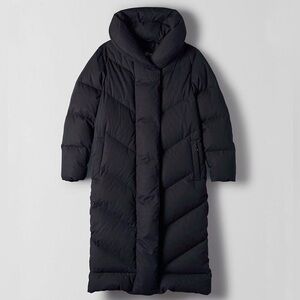 Aritzia Wilfred Duvet Long Coat Down Filled